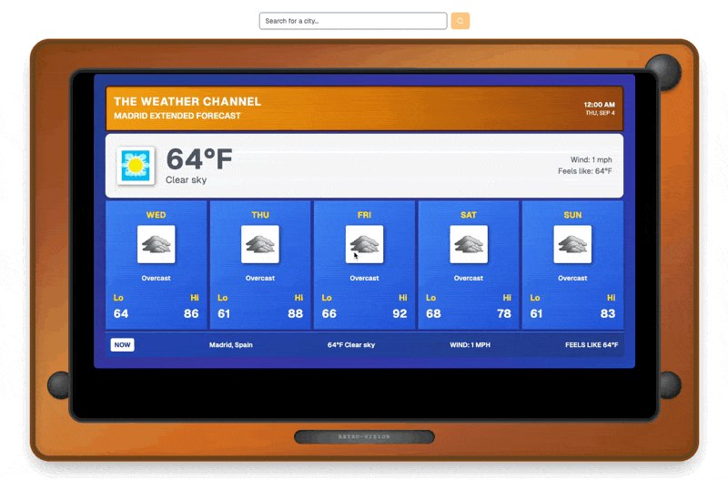 Retro Weather App
